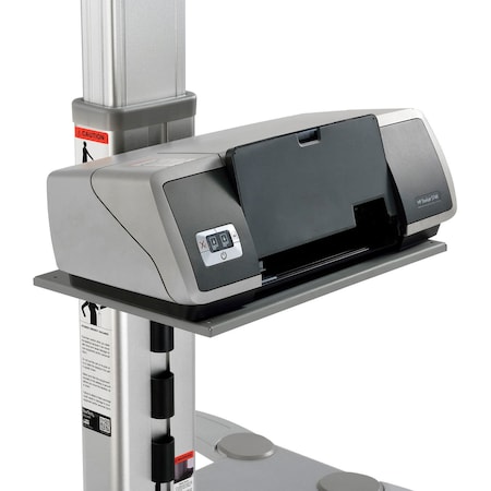 Global Industrial 10/1/2004 D X 15-5/16 in W X Steel, Silver 436969